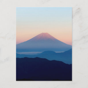 Beauful uitzicht Mt. Fuji, Japan, Sunrise Briefkaart