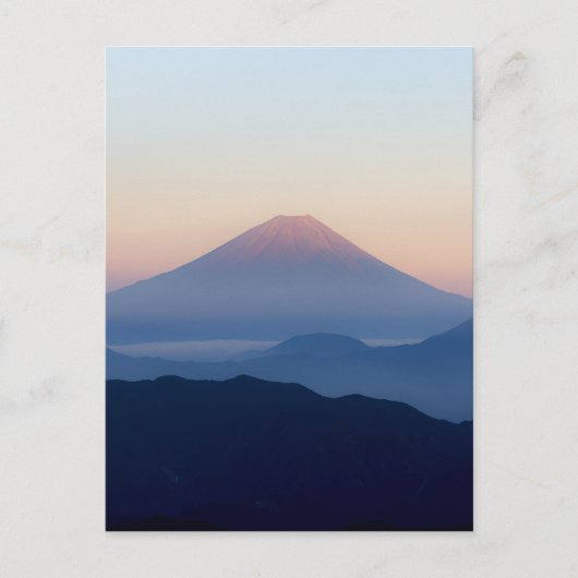 Beauful uitzicht Mt. Fuji, Japan, Sunrise Briefkaart (Voorkant)