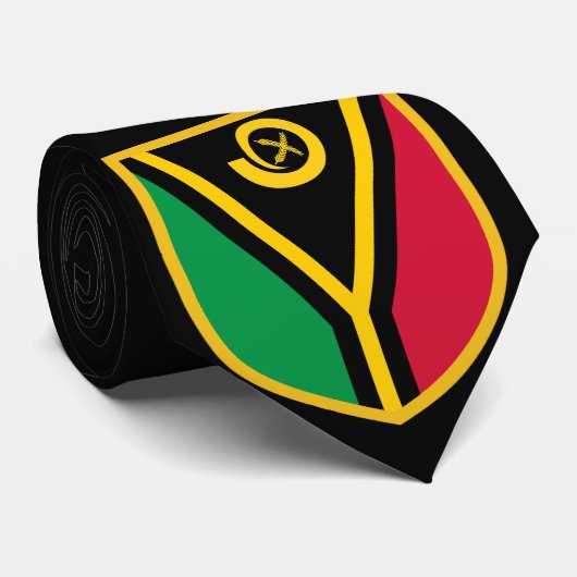 Beauful Vanuatu-vlag Stropdas (Opgerold)