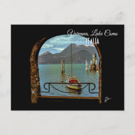 Beauful Varenna Italy Boat Photography Briefkaart