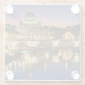 Beauful Vaticaanstad Rome Italië Glazen Onderzetter (Achterkant)