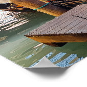 Beauful Venice Italy Canal Boat Travel Poster (Hoek)