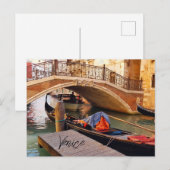 Beauful Venice Italy Canal Travel Briefkaart (Voorkant / Achterkant)