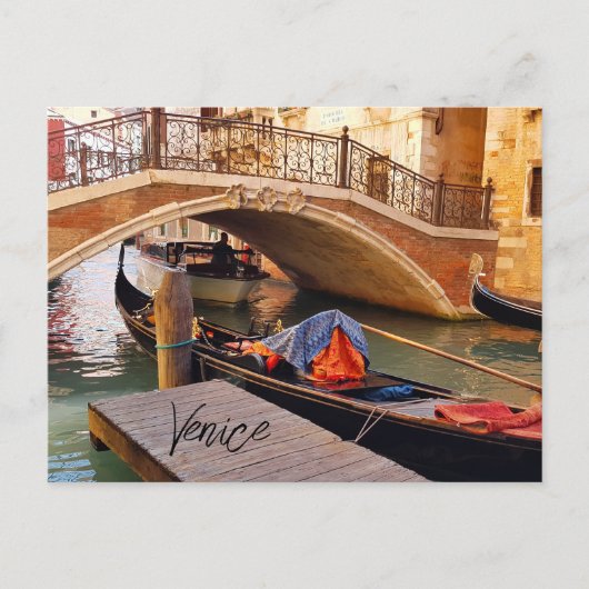 Beauful Venice Italy Canal Travel Briefkaart (Voorkant)