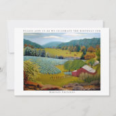 Beauful Vineyard Boerderij Birthday Kaart (Voorkant)