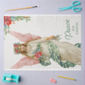 Beauful Vintage kerstengel-ontkoppeling Tissuepapier (Craft)