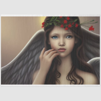 Beauful Vintage kerstengel-ontkoppeling Tissuepapier