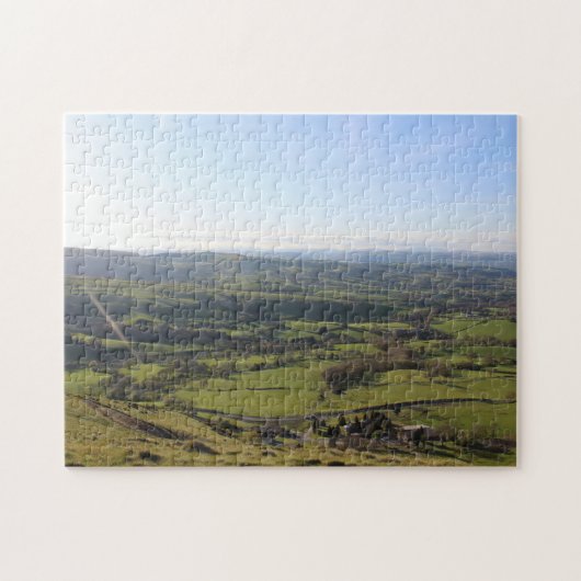Beauful Wales Hill Uitzicht Landscape Welsh Horizo Legpuzzel (Horizontaal)