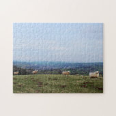 Beauful Wales Hill Uitzicht Landscape Welsh Sheep Legpuzzel (Horizontaal)