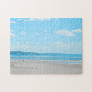 Beauful Wales Zee Beach Landscape Aberdovey Legpuzzel