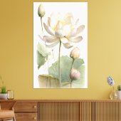 Beauful Water Lily Canvas Afdruk (Insitu (Woonkamer))