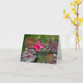 Beauful Water Lily Kaart (Gele Bloem)