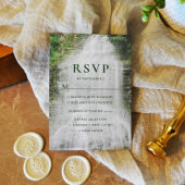 Beauful Waterfall Wedding RSVP