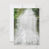 Beauful Waterfall Wedding RSVP Kaartje (Achterkant)