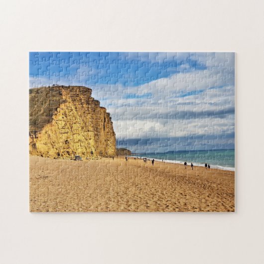 Beauful West Bay Beach Cliff Blue Zee Legpuzzel (Horizontaal)