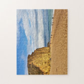 Beauful West Bay Beach Cliff Blue Zee Legpuzzel (Verticaal)