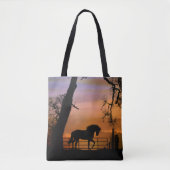 Beauful Whimsical Horse Bag Tote Bag (Voorkant)