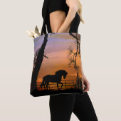 Beauful Whimsical Horse Bag Tote Bag (Dichtbij)