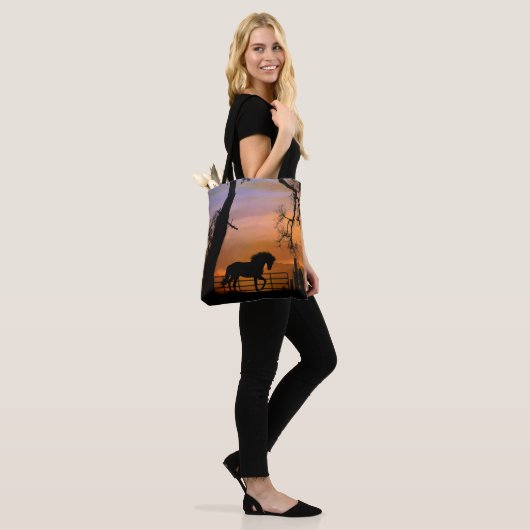 Beauful Whimsical Horse Bag Tote Bag (Op model)