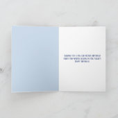 Beauful Whimsical Horse Winter Birthday Kaart (Binnen)