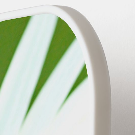 Beauful White Daisy Personalized Pickleball Paddle (Links Detail)