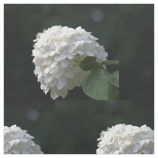 Beauful White Limoen Hydrangea Floral Stof (Swatch)