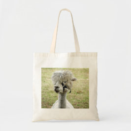 Beauful White Llama Tote Bag