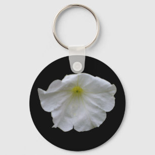 Beauful White Petunia-Sleutelhanger Sleutelhanger