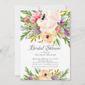 Beauful Wild Flower Bridal Shower Kaart (Voorkant)