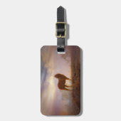 Beauful Wild Mustang Horse Bagagelabel (Voorkant verticaal)