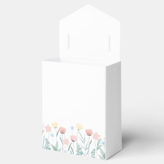 Beauful Wildflower Bouquet Birthday Bedankdoosjes (Geopend)