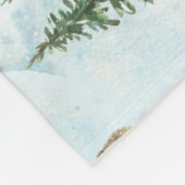 Beauful Winter Animals Young Deer Squirrel Birds Fleece Deken (Hoek)