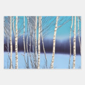 Beauful Winter Birch Inpakpapier Vel (Voorkant 2)