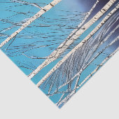 Beauful Winter Birch Tissuepapier (Detail)