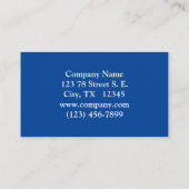 Beauful Winter Birch Visitekaartje (Achterkant)