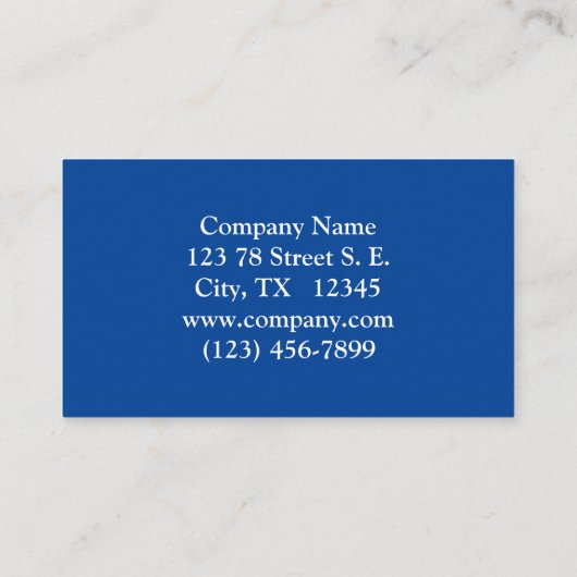 Beauful Winter Birch Visitekaartje (Achterkant)