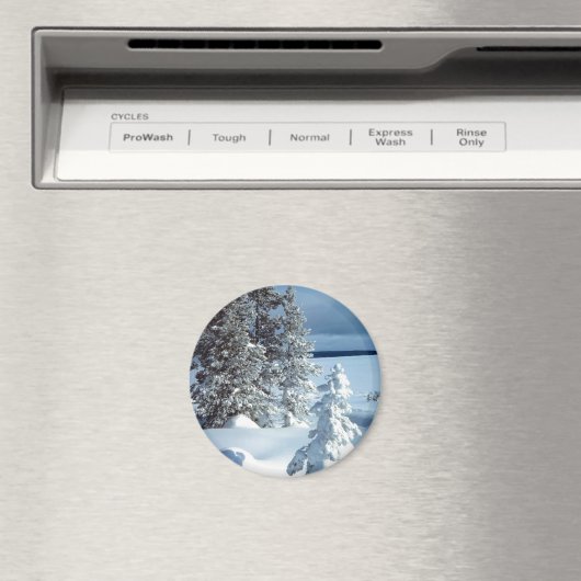 Beauful Winter Scene Magneet (Insitu (Vaatwasser))