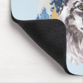 Beauful Wolf Head Waterverf Forest Name Option Muismat (Hoek)