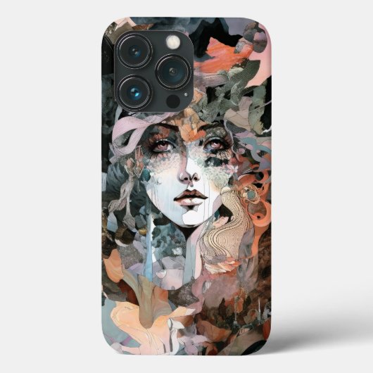 Beauful Woman Collage Case-Mate iPhone Case (Achterkant)