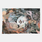 Beauful Woman Collage Theedoek (Horizontaal)