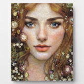 Beauful Woman Plaque Fotoplaat (Voorkant)