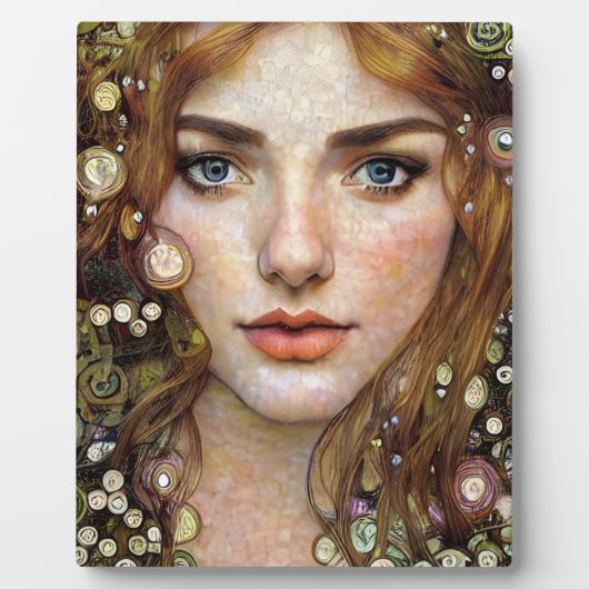 Beauful Woman Plaque Fotoplaat (Voorkant)