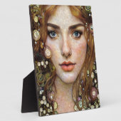 Beauful Woman Plaque Fotoplaat (Zijkant)