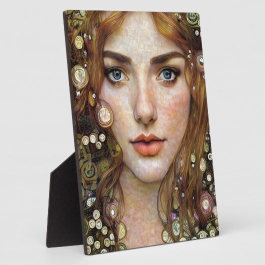 Beauful Woman Plaque Fotoplaat (Zijkant)