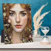 Beauful Woman Plaque Fotoplaat (Zijkant)