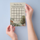 Beauful Woodland Illustration Baby Bingo Flyer (Hand)