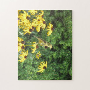 Beauful Yellow Bird Jigzaag Puzzle Legpuzzel