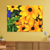 Beauful Yellow Daisy Foto Canvas Afdruk (Insitu (Woonkamer))