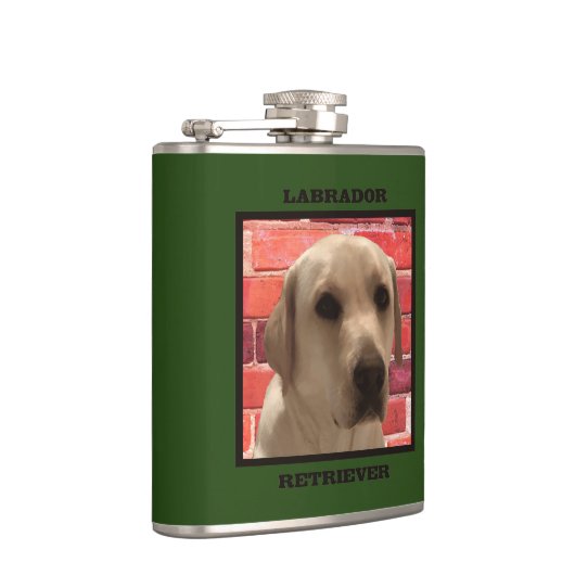 Beauful Yellow Labrador Retriever Dog Heupfles (Rechts)