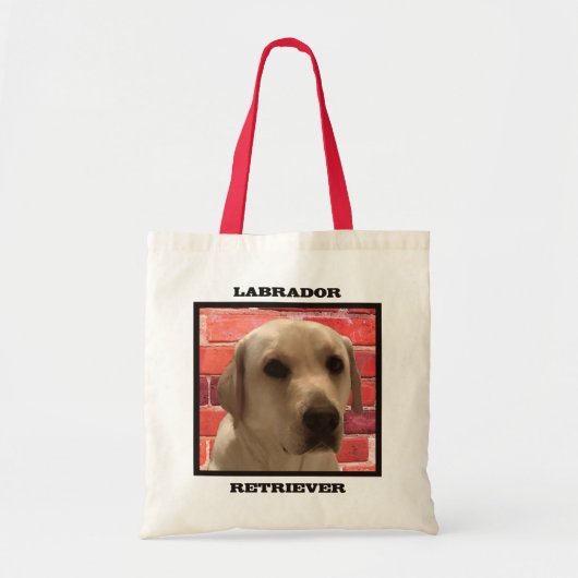 Beauful Yellow Labrador Retriever Dog Tote Bag (Voorkant)